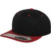 Premium Snapback Cap 110 Schwarz/Rot 6 Panel - verstellbar