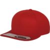 Premium Snapback Cap 110 Rot 6 Panel - verstellbar