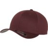 Flexfit Cap Maroon/Kastanie Wooly Combed - Fitted
