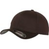 Flexfit Cap braun Wooly Combed - Fitted