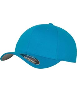Flexfit Cap Ozeanblau Wooly Combed - Fitted