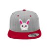 toto-hase-snapback-cap-classic-graumeliertrot-6-panel-verstellbar